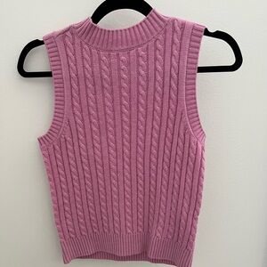 Pink BP sweater vest top XS